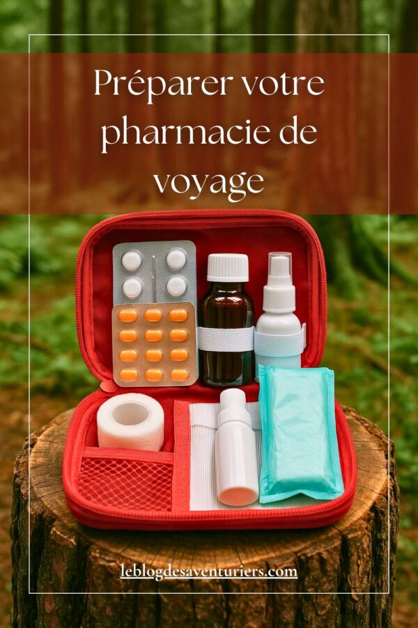 Trousse à pharmacie vacances