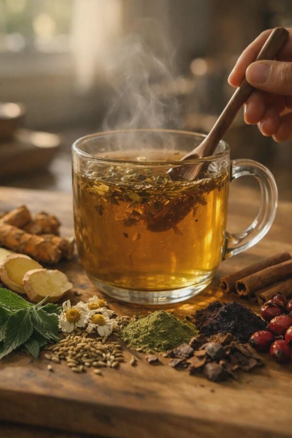 Tisane réconfortante automne