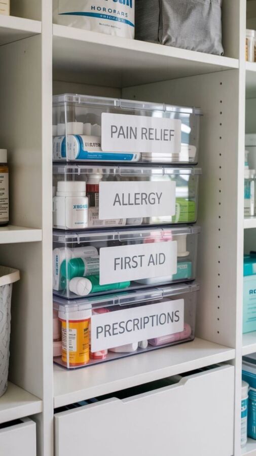 Organisation pharmacie familiale maison