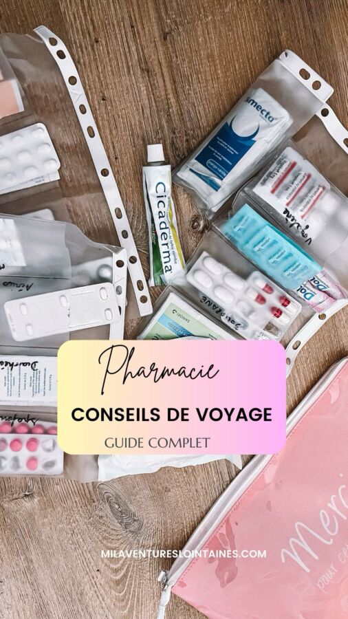 Trousse à pharmacie vacances