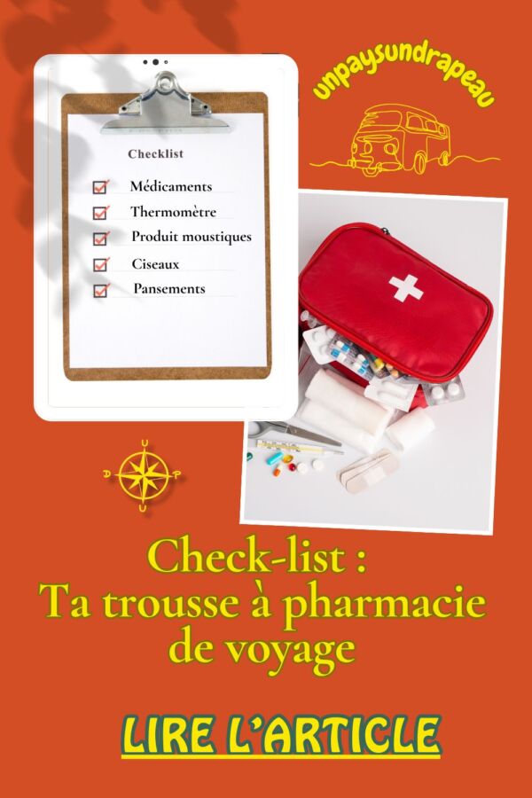 Trousse à pharmacie vacances