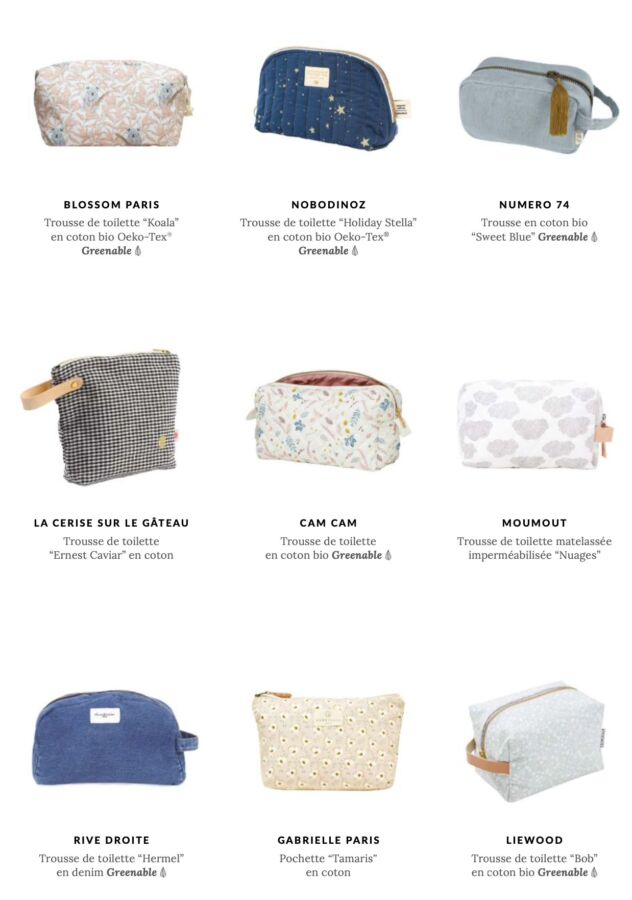 Trousse de soin bébé esthétique
