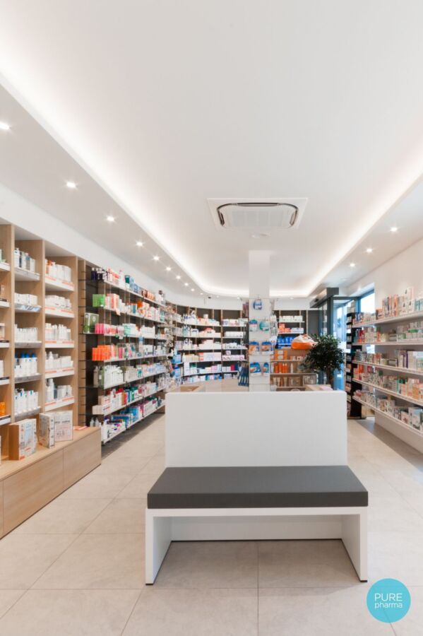 Pharmacie de nuit lumineuse