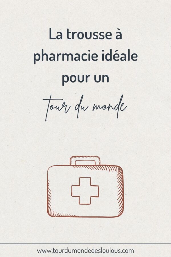 Trousse à pharmacie vacances