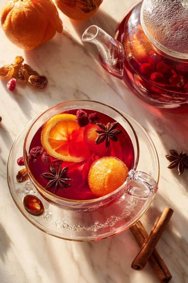 Tisane réconfortante automne