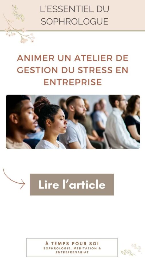 programme pour gérer le stress